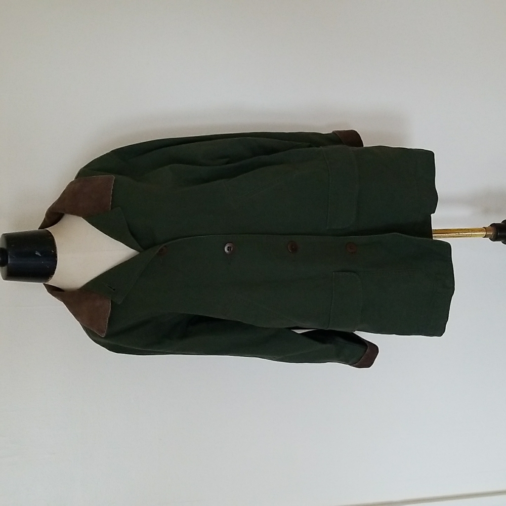 L.L. BEAN vintage dark green barn jacket size 1X